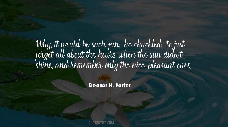 Eleanor H. Porter Quotes #520952