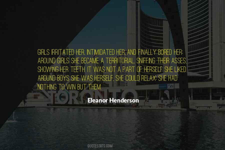 Eleanor Henderson Quotes #1349075