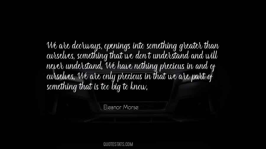 Eleanor Morse Quotes #632428