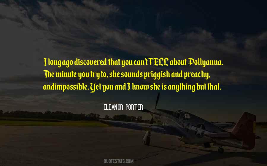 Eleanor Porter Quotes #141739
