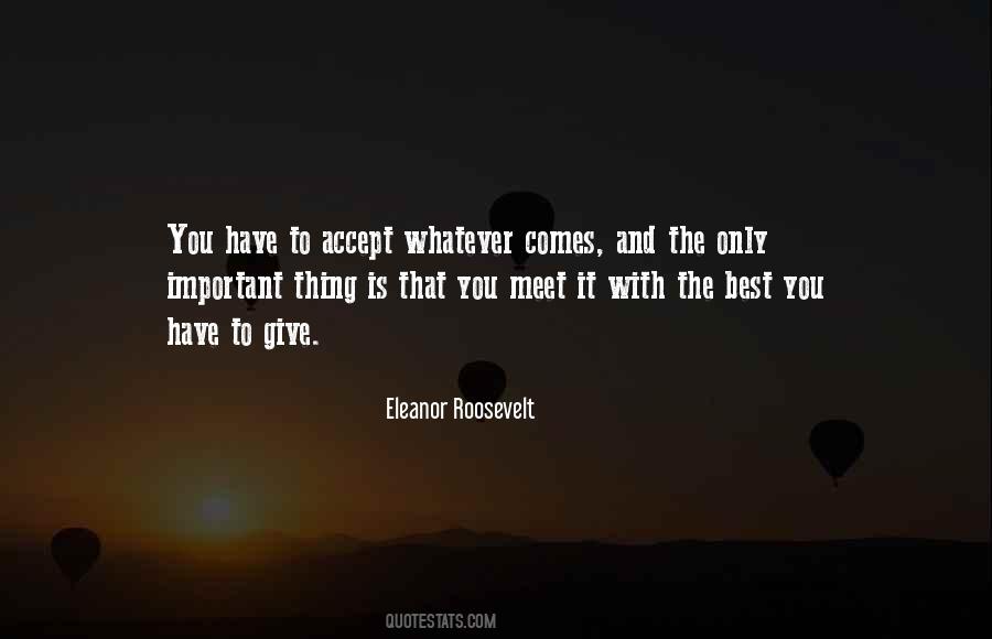 Eleanor Roosevelt Quotes #1206604