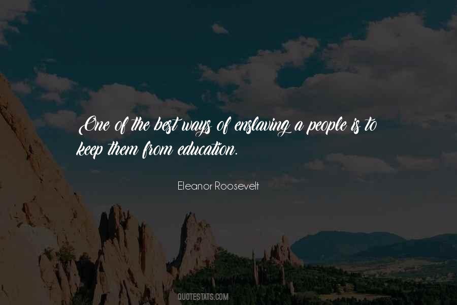 Eleanor Roosevelt Quotes #277200
