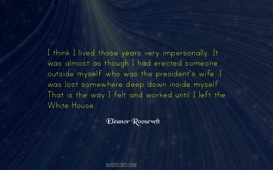 Eleanor Roosevelt Quotes #494783