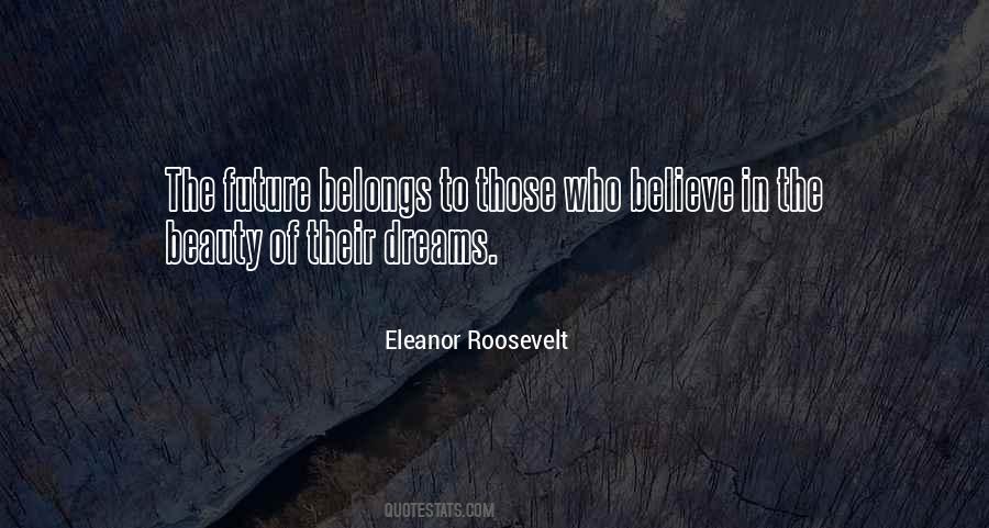 Eleanor Roosevelt Quotes #668904