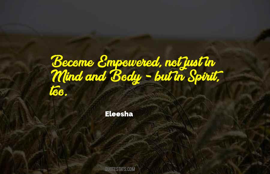 Eleesha Quotes #1138172