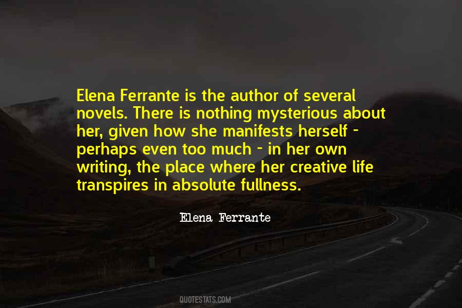 Elena Ferrante Quotes #1805453