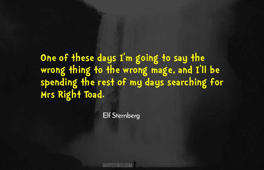 Elf Sternberg Quotes #927883