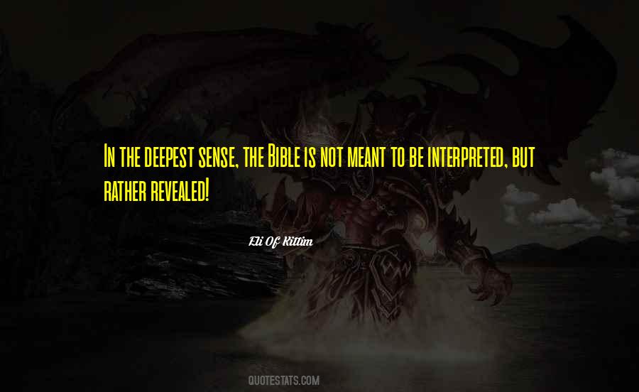 Eli Of Kittim Quotes #746214