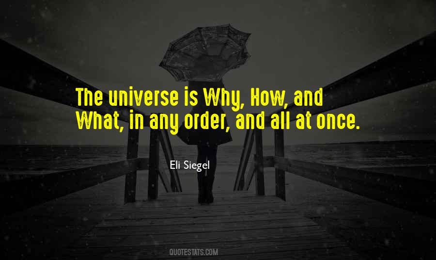 Eli Siegel Quotes #22141