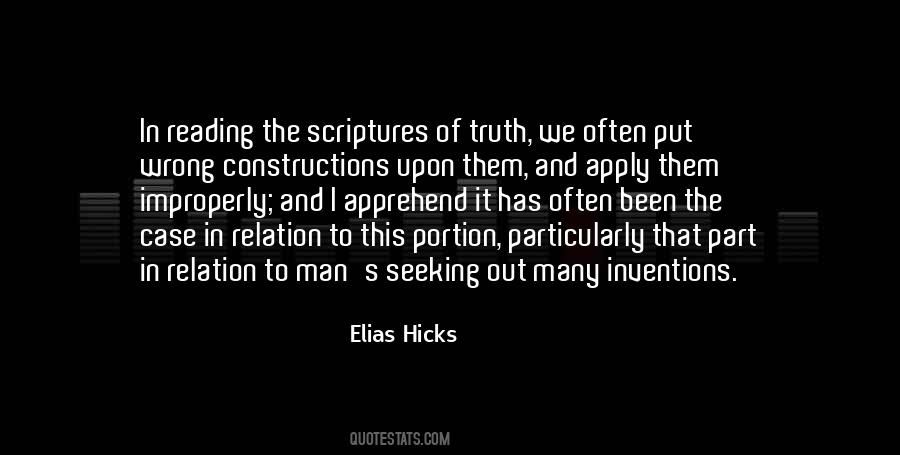 Elias Hicks Quotes #1697685