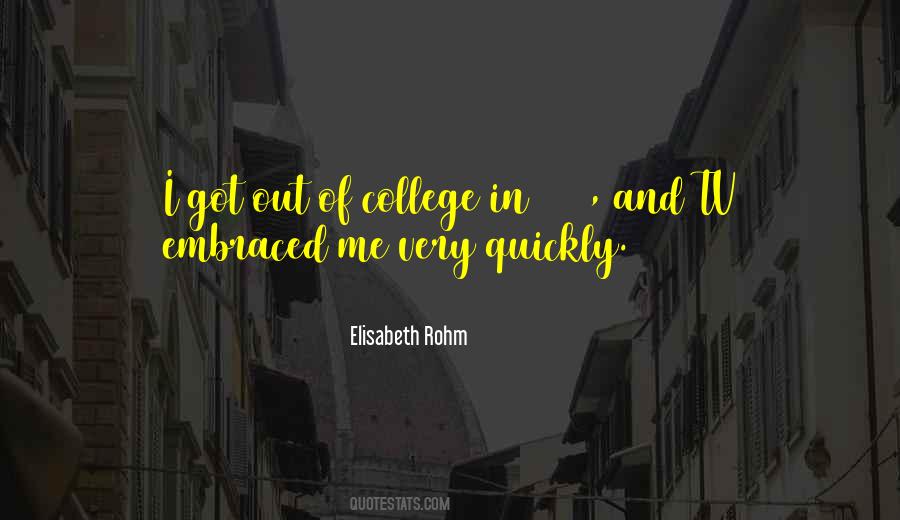 Elisabeth Rohm Quotes #56425