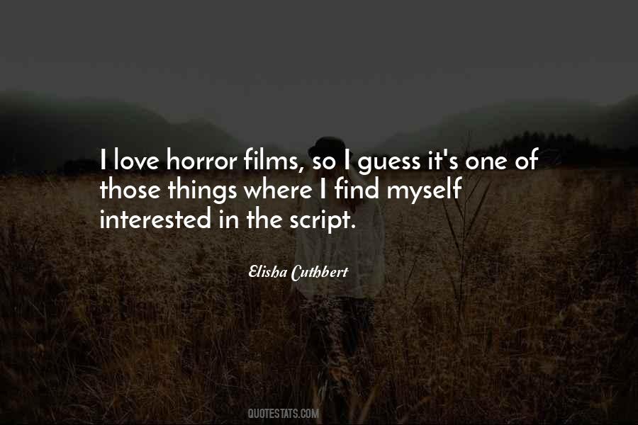 Elisha Cuthbert Quotes #731690