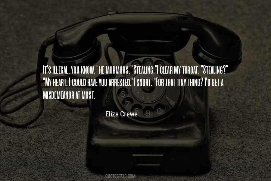 Eliza Crewe Quotes #1739724