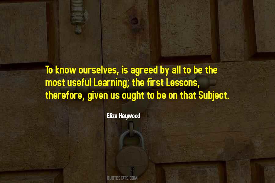 Eliza Haywood Quotes #1071443