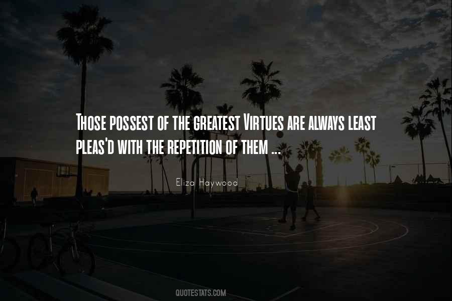 Eliza Haywood Quotes #796536