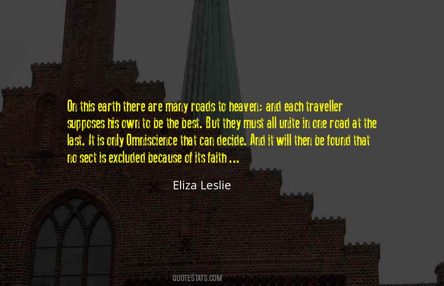 Eliza Leslie Quotes #294693