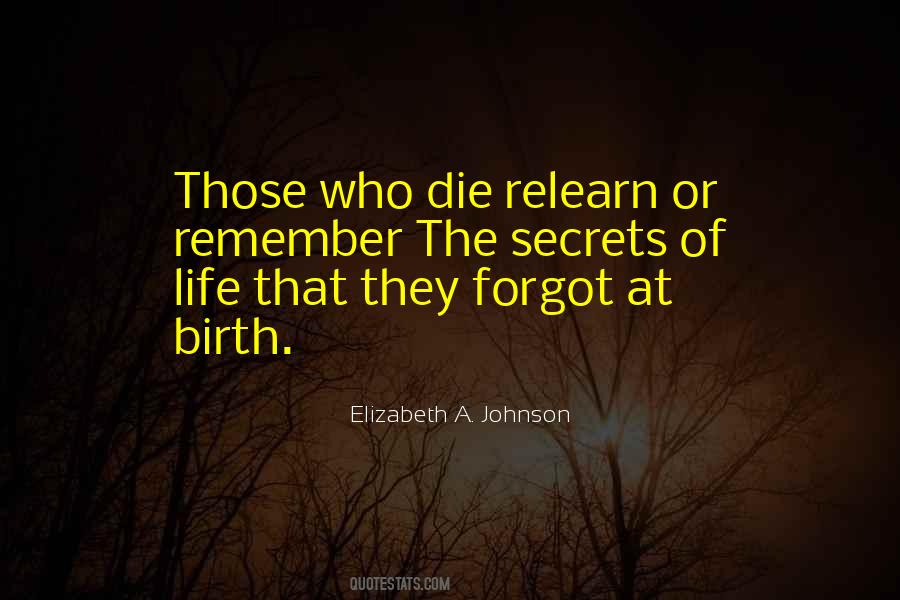 Elizabeth A. Johnson Quotes #1061553