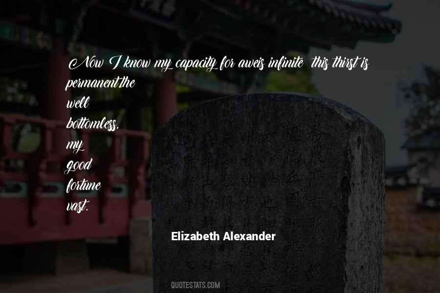 Elizabeth Alexander Quotes #10352