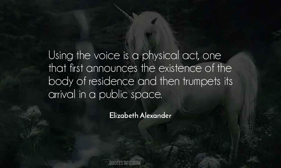 Elizabeth Alexander Quotes #518354