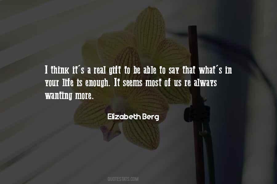 Elizabeth Berg Quotes #289998