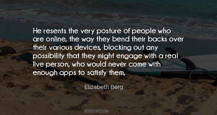 Elizabeth Berg Quotes #684100