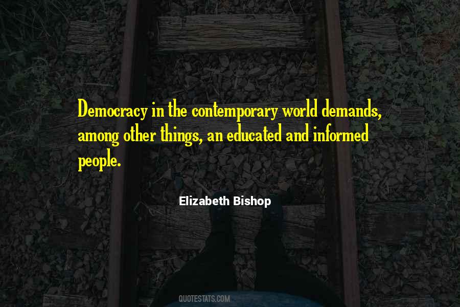Elizabeth Bishop Quotes #1415232
