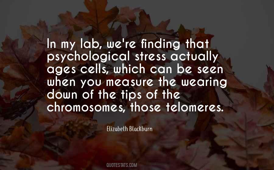 Elizabeth Blackburn Quotes #614500