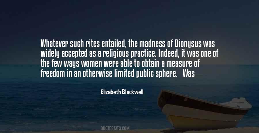 Elizabeth Blackwell Quotes #1246231