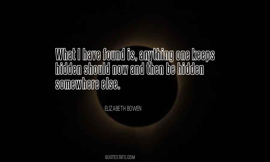 Elizabeth Bowen Quotes #1147084