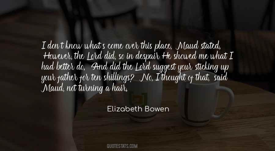 Elizabeth Bowen Quotes #1267624
