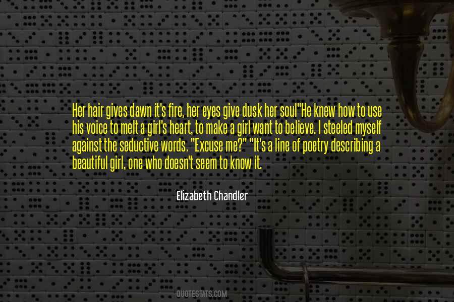 Elizabeth Chandler Quotes #183499