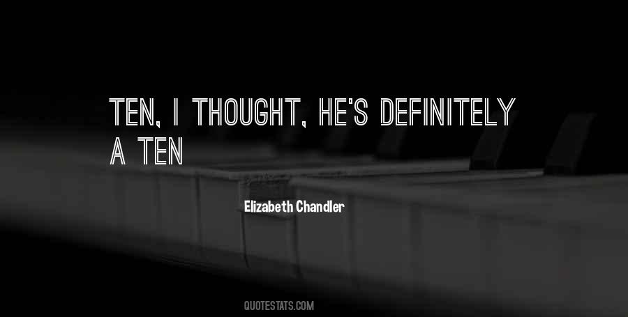 Elizabeth Chandler Quotes #953504