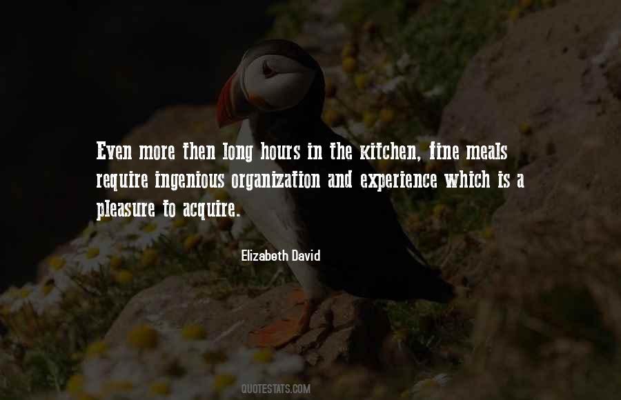 Elizabeth David Quotes #1864692