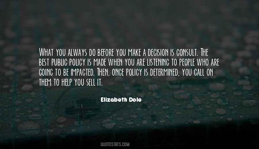 Elizabeth Dole Quotes #1587048