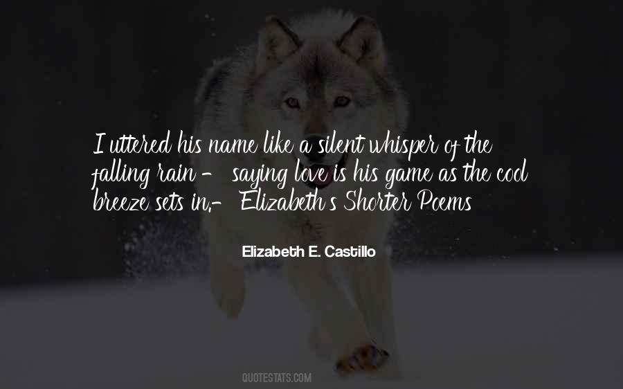 Elizabeth E. Castillo Quotes #1803437