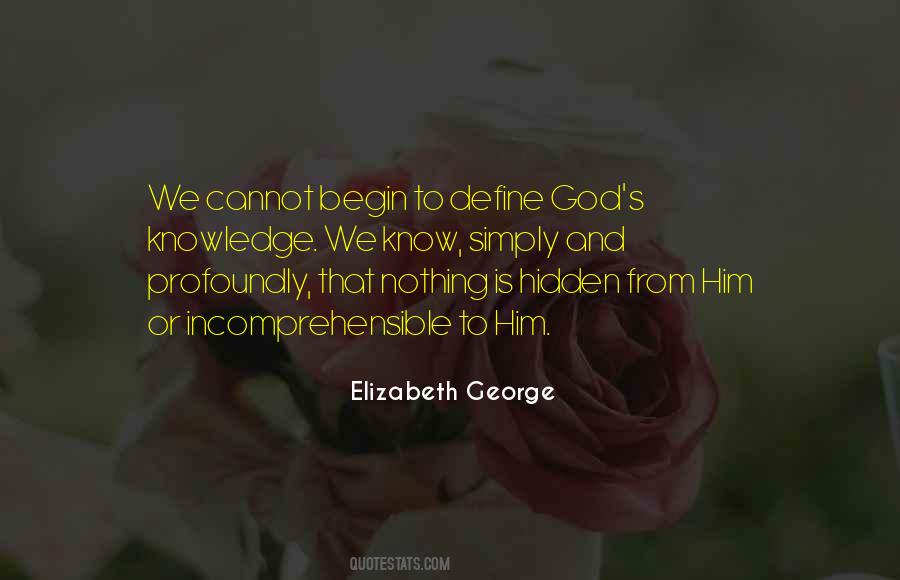 Elizabeth George Quotes #1033495