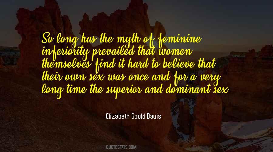 Elizabeth Gould Davis Quotes #322589