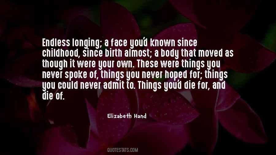 Elizabeth Hand Quotes #485506