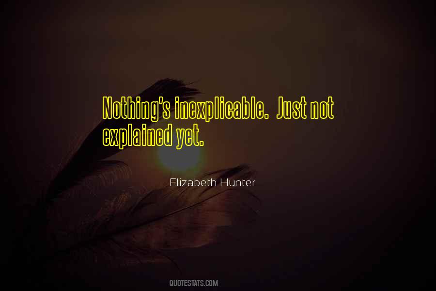 Elizabeth Hunter Quotes #159358