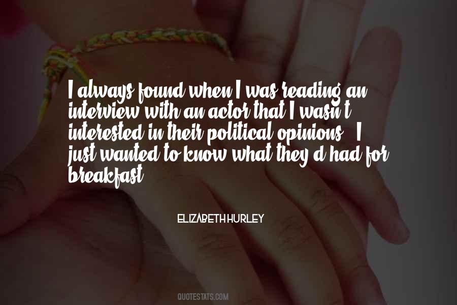 Elizabeth Hurley Quotes #1412170