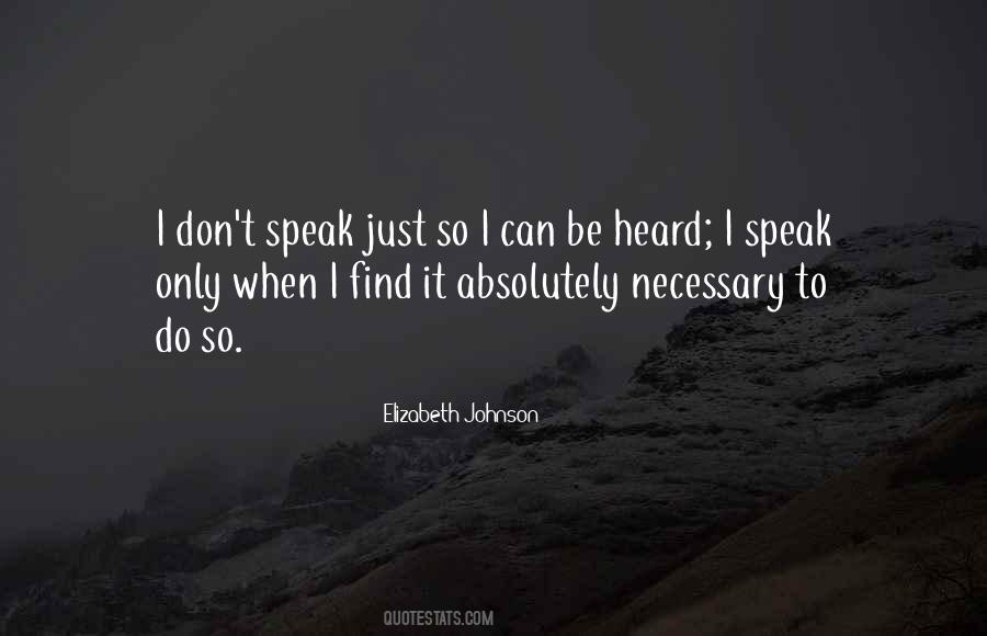 Elizabeth Johnson Quotes #433744 Elizabeth Johnson Quotes #433744