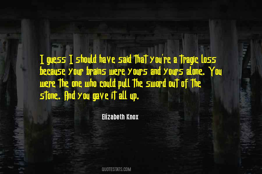 Elizabeth Knox Quotes #868955