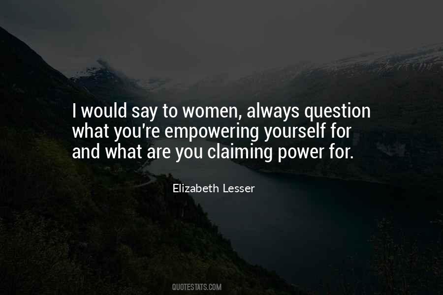 Elizabeth Lesser Quotes #102987