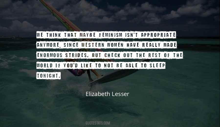 Elizabeth Lesser Quotes #1218635