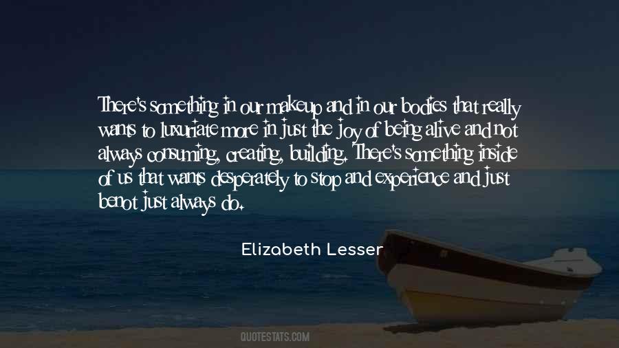 Elizabeth Lesser Quotes #1512755