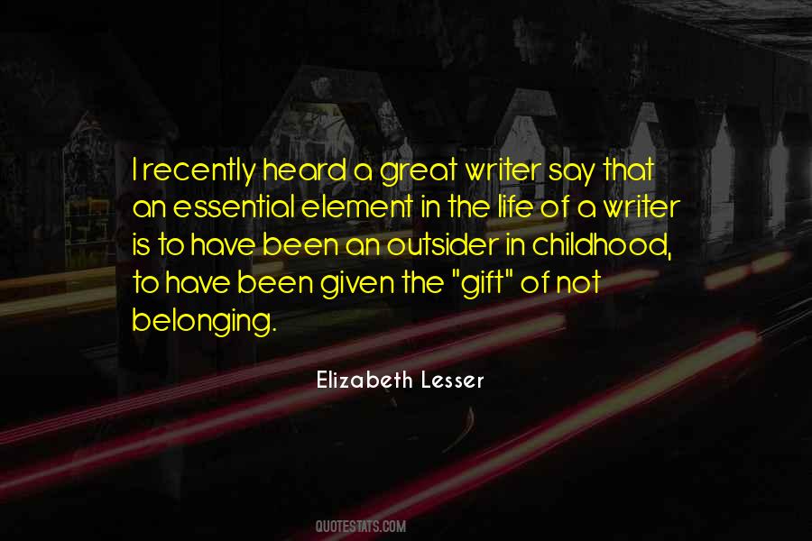 Elizabeth Lesser Quotes #572172