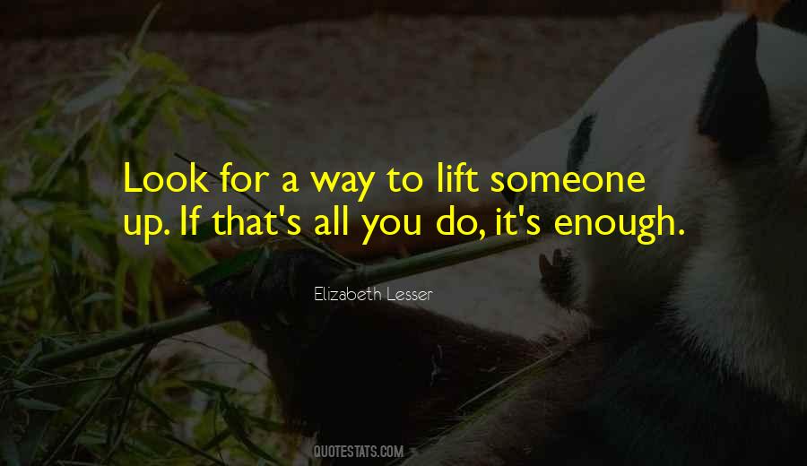 Elizabeth Lesser Quotes #811814