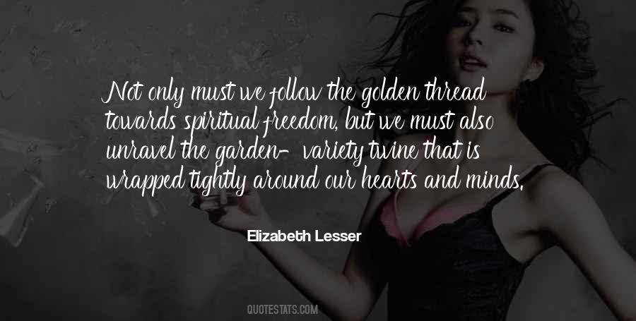 Elizabeth Lesser Quotes #883721