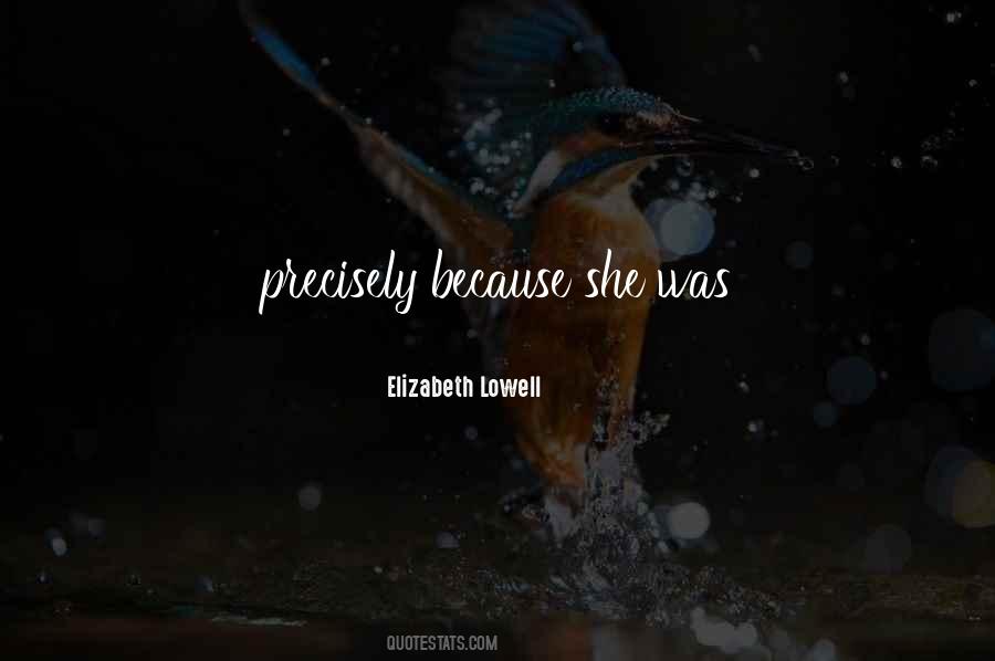 Elizabeth Lowell Quotes #1519725