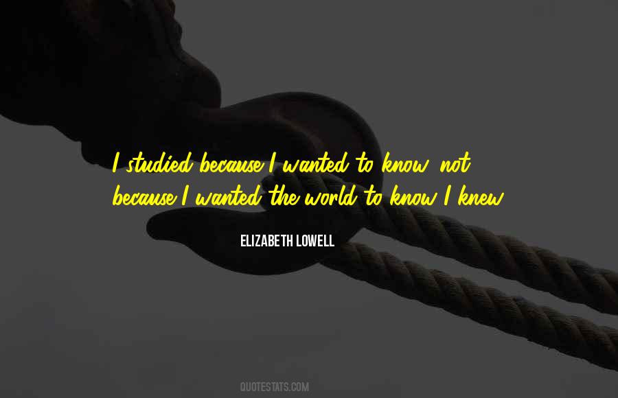 Elizabeth Lowell Quotes #1700956